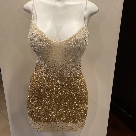 Birthday dress Musani couture sequin beaded dress - Picture 12 of 16